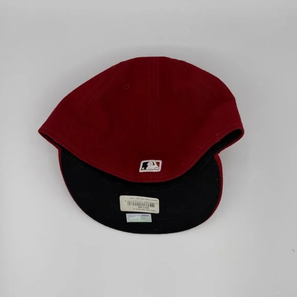 New Era Houston Astros 59FIFTY Fitted Baseball Hat Size 7 3/4.  Red, NWT. - Picture 9 of 16